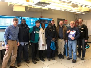 WEF staff with the operations and laboratory staff at Arlington Water Pollution Control Plant